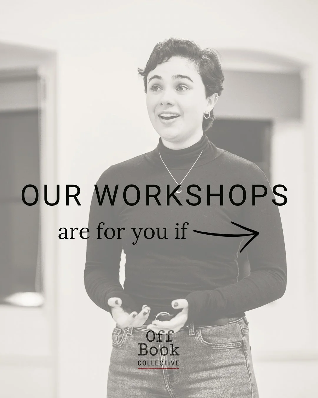 Are you a performer without the time to jump into a full production, but still craving the creative spark?
Our workshops are designed just for you.

Whether you&rsquo;re:
A singer curious about musical theatre
Rebuilding confidence after time away
Lo
