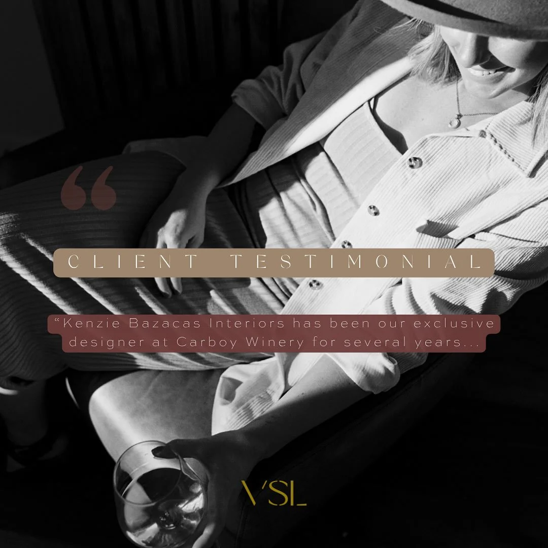 With a foundation in winemaking and a passion for storytelling through space, we bring a unique perspective to interior design &mdash; one rooted in craft, sensory experience and place 🍷
@carboywinery 😘
..
..
..
#winerydesign #boutiqueinteriors #co