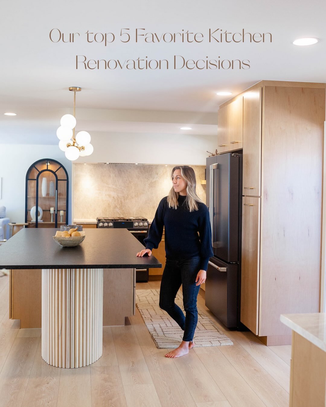 Four years post-renovation, and these kitchen design decisions remain some of our strongest - proof that thoughtful choices always endure 🥂