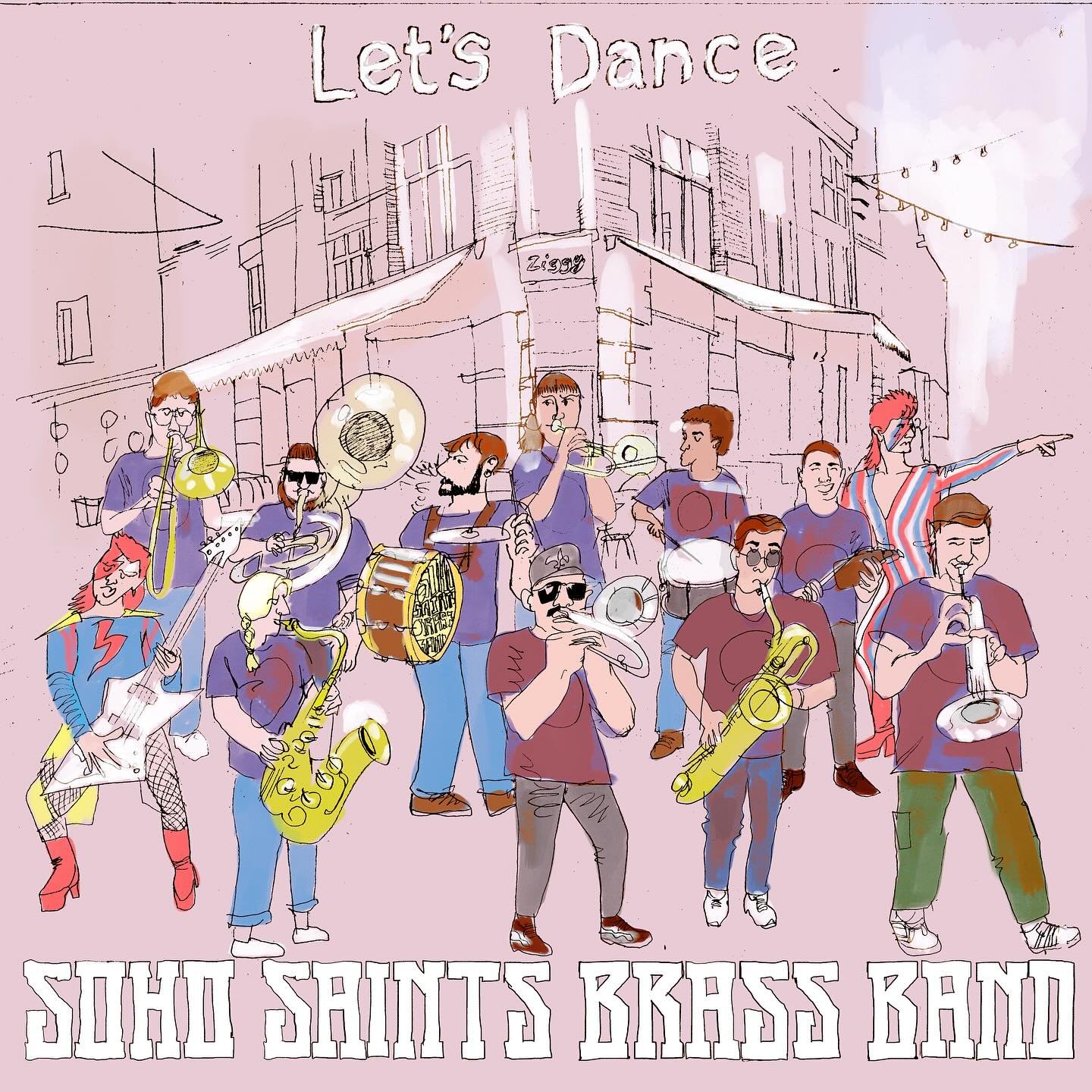 Our new single Let&rsquo;s Dance is available to stream NOW!! 

https://open.spotify.com/album/6VmrSHNwIrI86R8RZd8ybX?si=RQHuCc50Ttmyfluoof4oOw

Artwork by: @joshuatabti
Recorded by: @jacobtanousis @dalstonlanestudios

#londonmusic #brassband #newmus