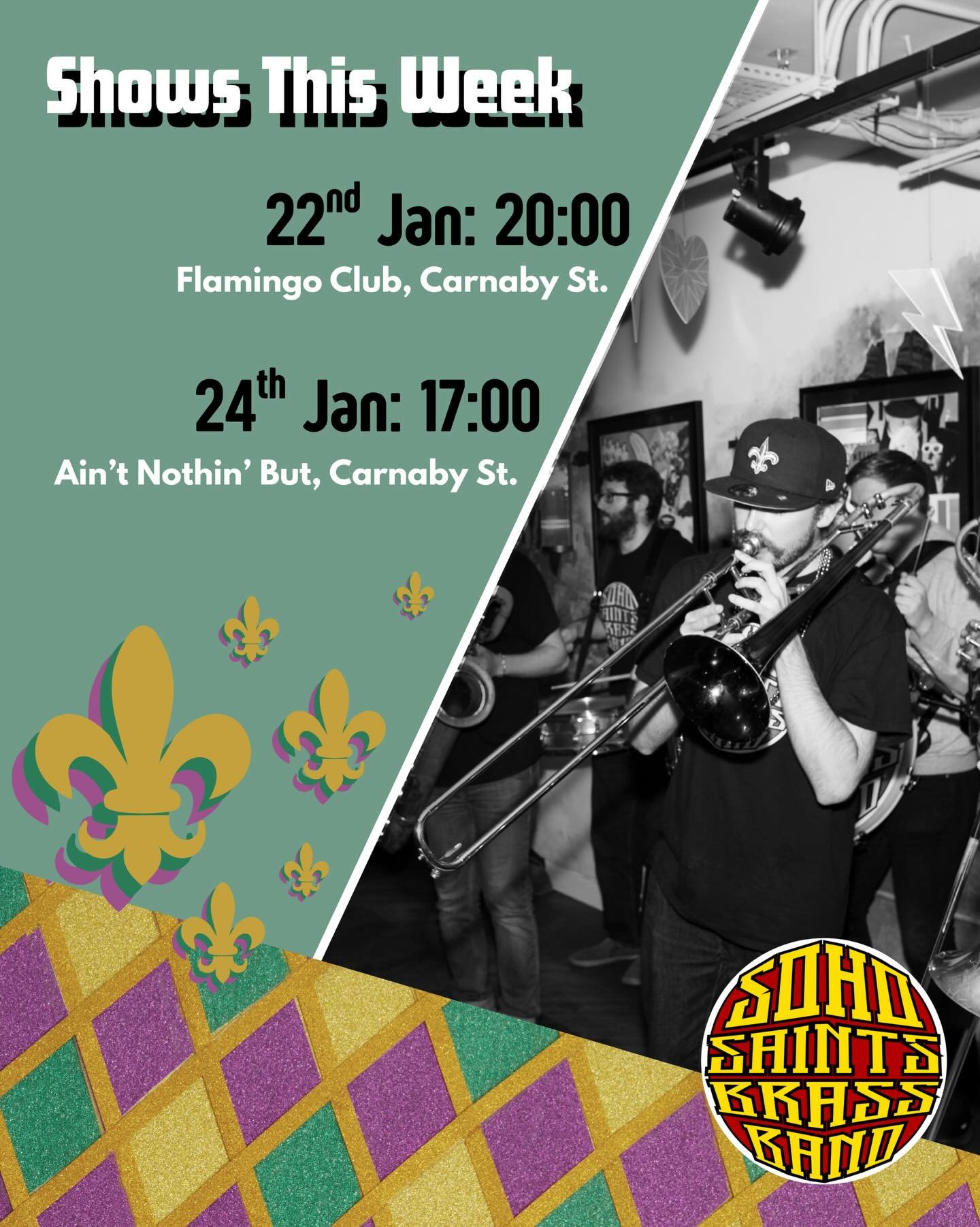 We&rsquo;re hitting up Carnaby Street this week, see you there! Click the link in bio for more info 

#carnabystreet #londonmusic #whatsoninlonondon #londonjazz #brassband