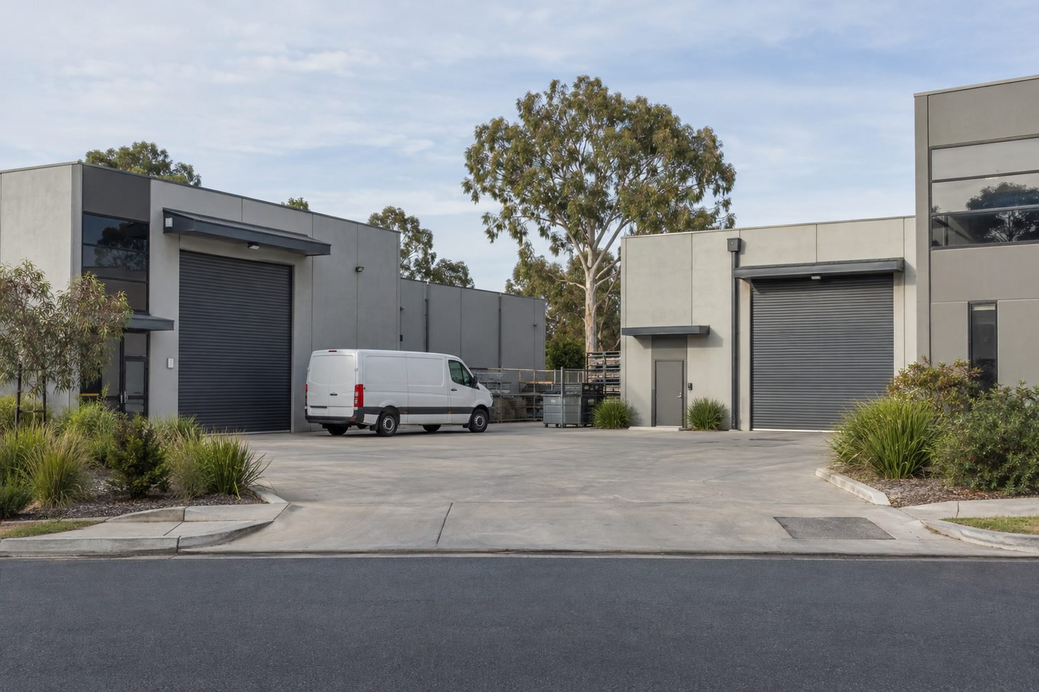 Small suburban industrial units on a net lease, where the tenant pays the recoverable outgoings