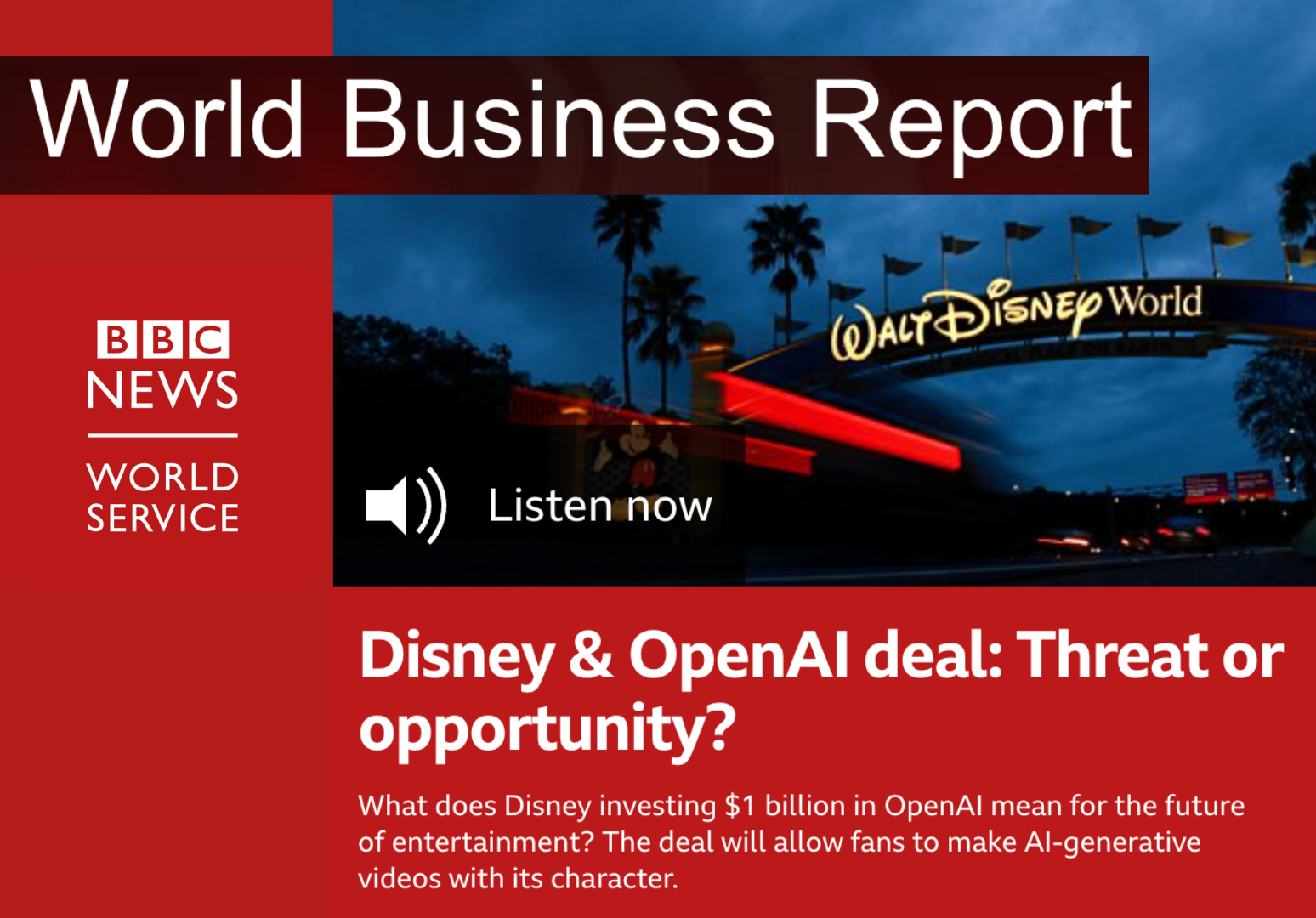 Disney &amp; OpenAI deal: Threat or opportunity?