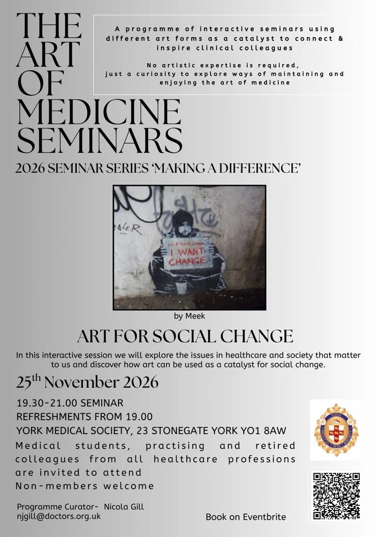 The Art of Medicine Seminars - Making a Difference - Art for Social Change