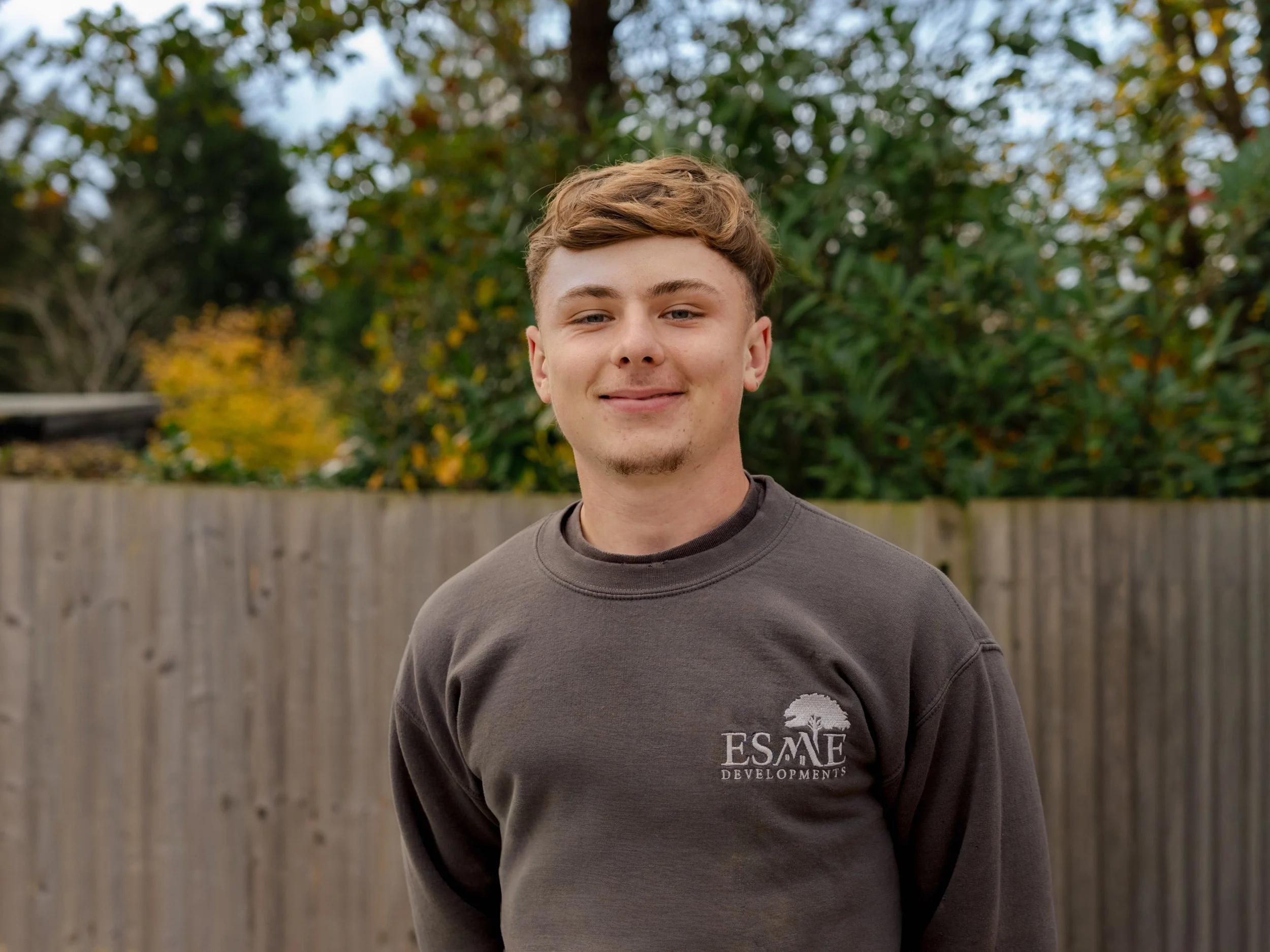 Alfie Stephens is a junior landscaper working at Esme Garden Design and Landscaping