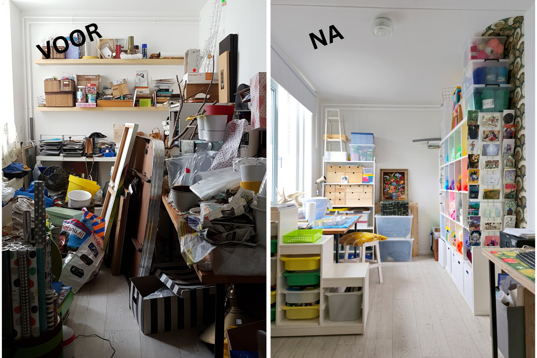Hobbykamer Opruimen organiseren
