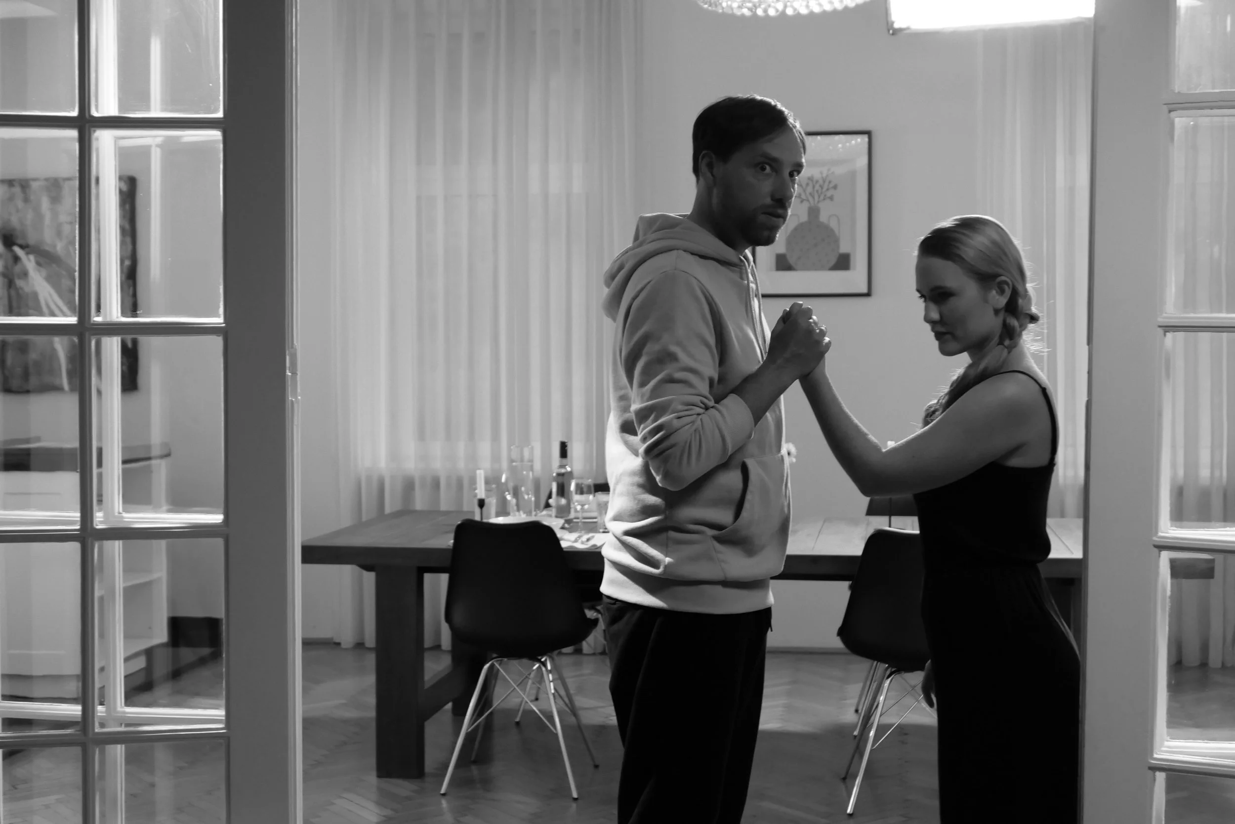 Walter and Katharina rehearsing, (c) weitblickfilm