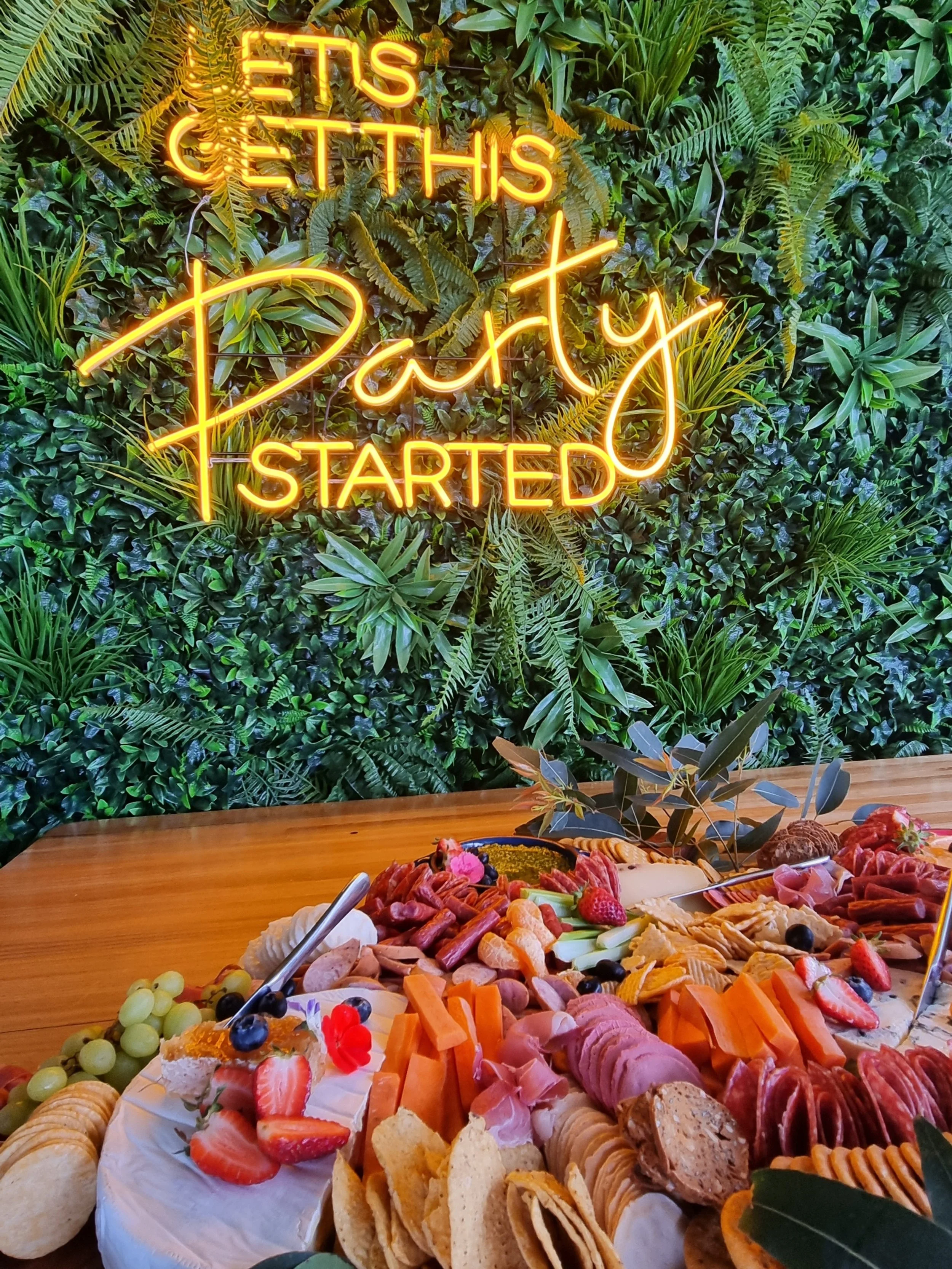 The Vines on avon grazing table and event space