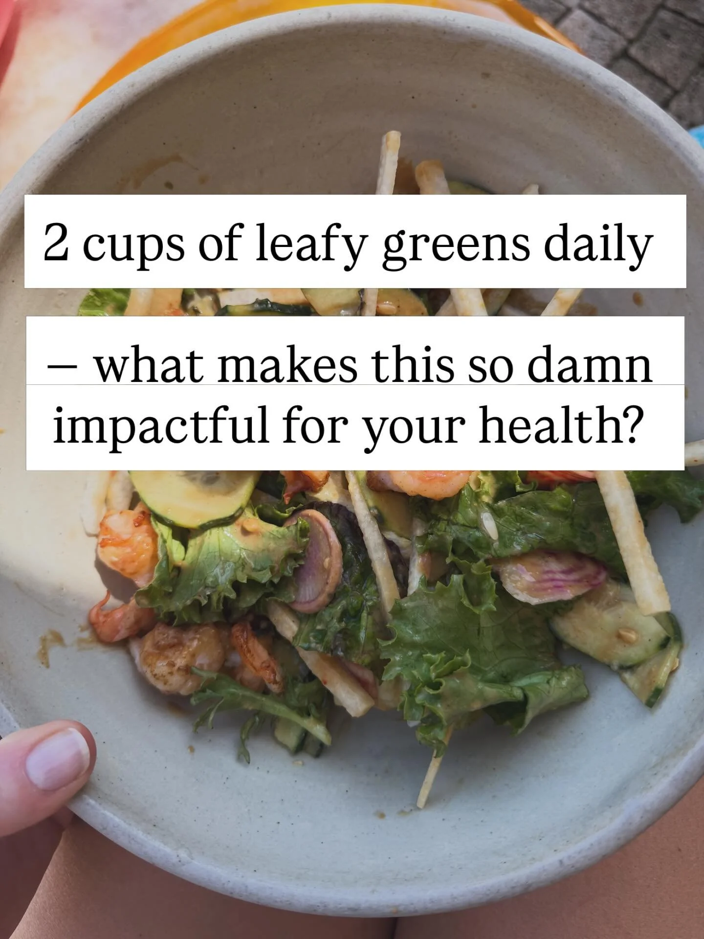 I know information is everywhere&hellip;

Did I at least get you craving salad?

The point of this whole #TwoThingsMonday habit goal project is to make you aware of how POWERFUL small habit shifts can be.

The biggest transformations you see are ofte