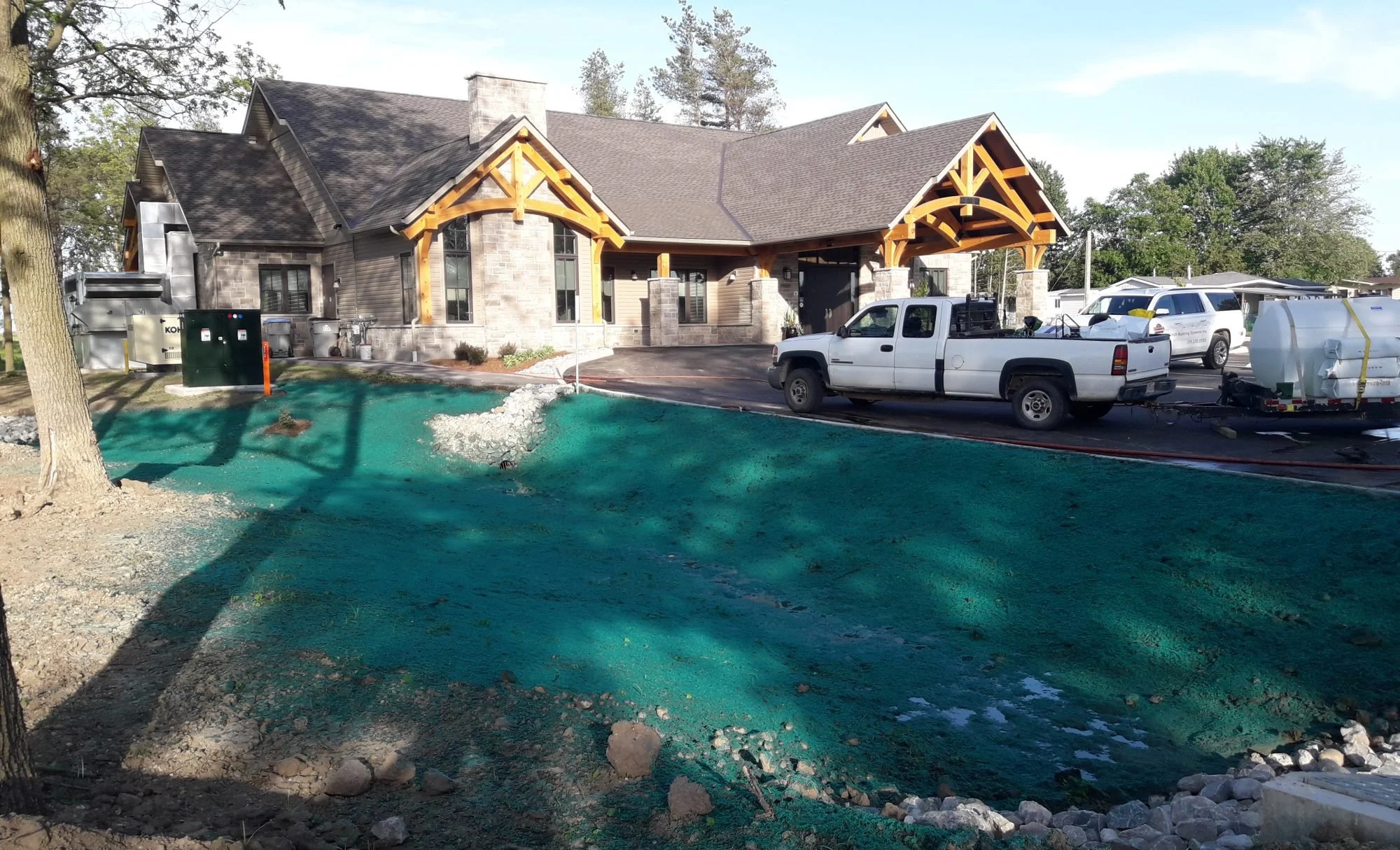 Hydroseeding London, Hydroseeding Strathroy, Hydroseeding Sarnia, Hydroseeding Arkona, Hydroseeding Grand Bend, Hydroseeding St Thomas | Countryside Landscape Solutions