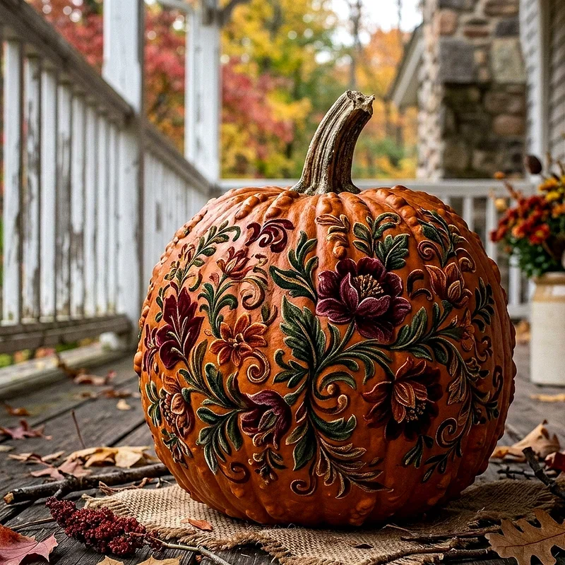 Bumpy Pumpkin Painting Ideas