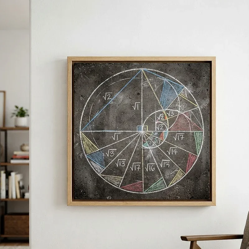 Pythagorean Spiral Art Ideas