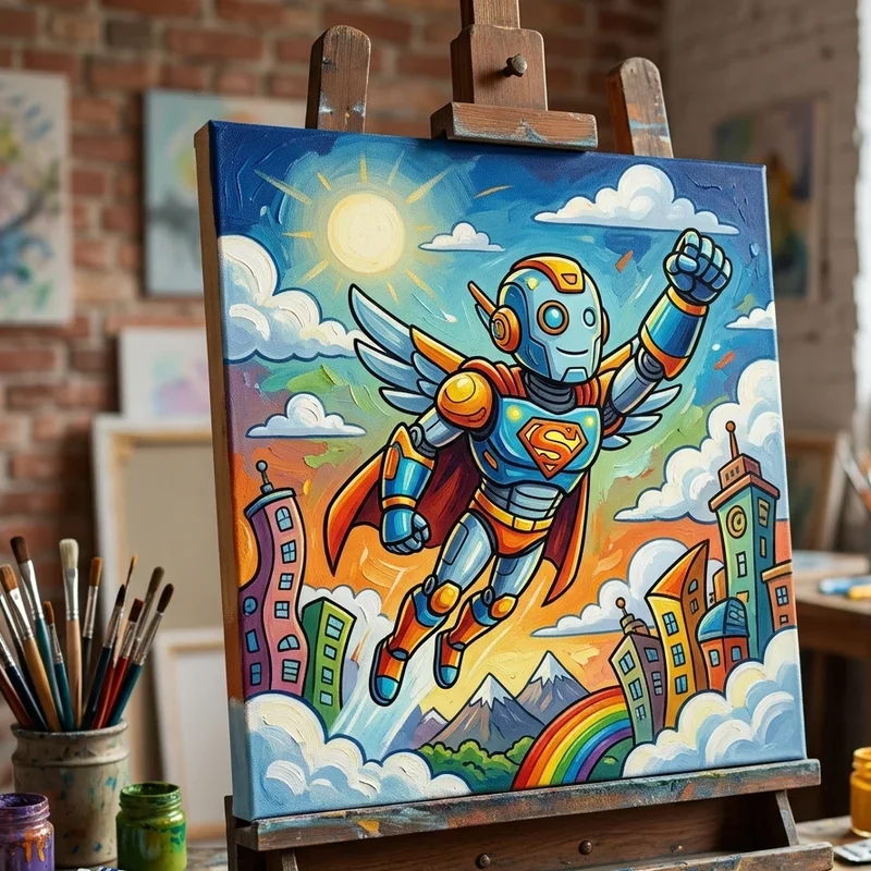 Canvas Cartoon Painting Ideas