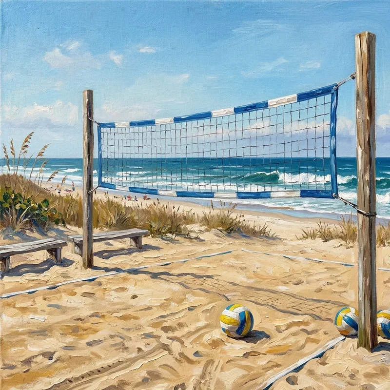 Volleyball Painting Ideas