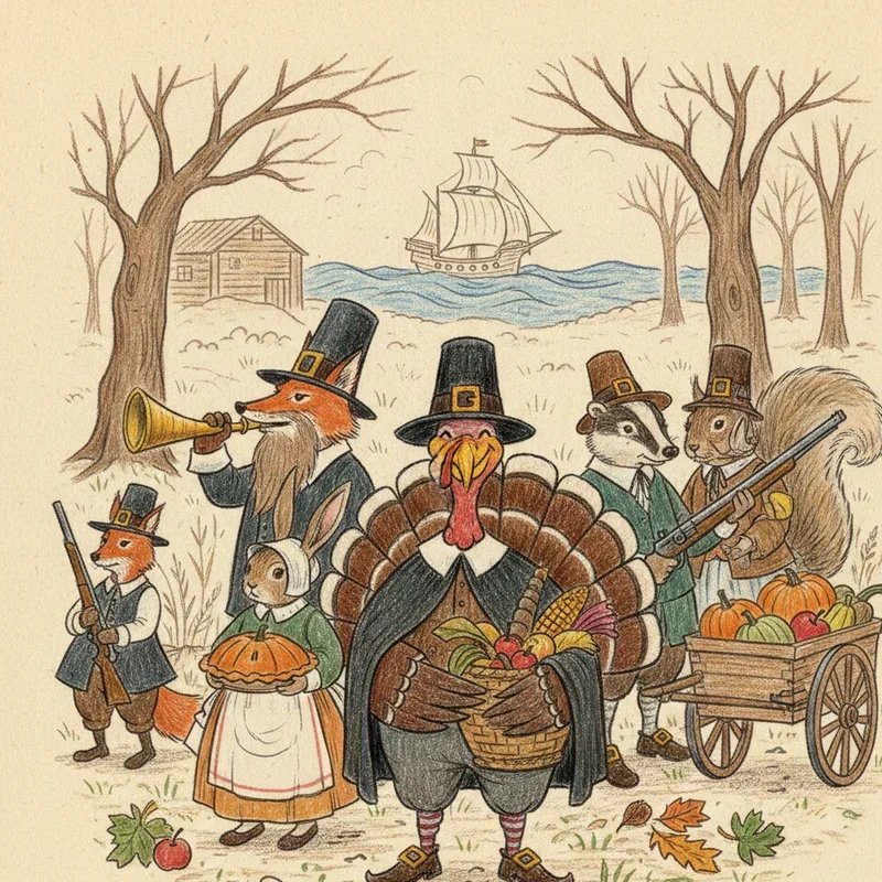 Thanksgiving Drawing Ideas