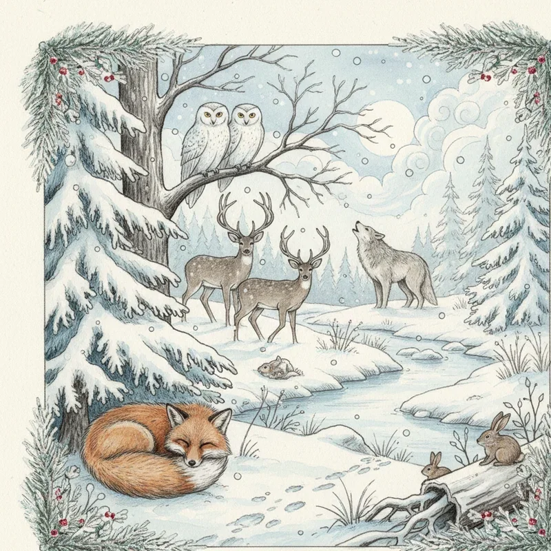 Winter Drawing Ideas