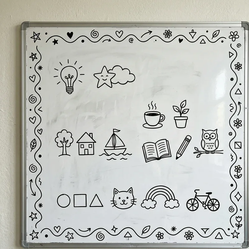 Easy Whiteboard Drawing Ideas