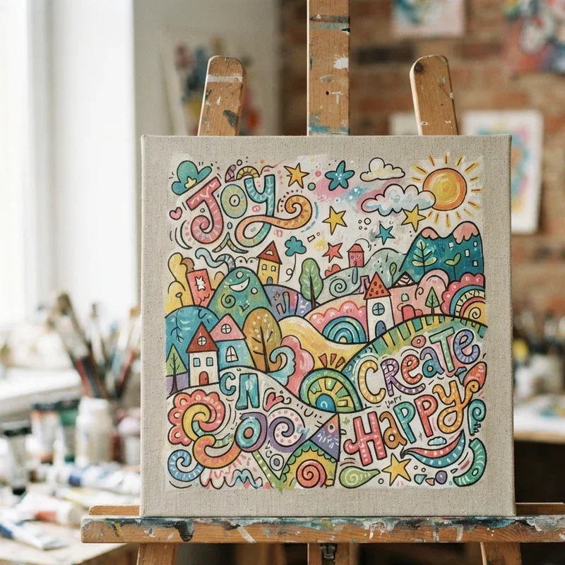 Canvas Cartoon Painting Ideas
