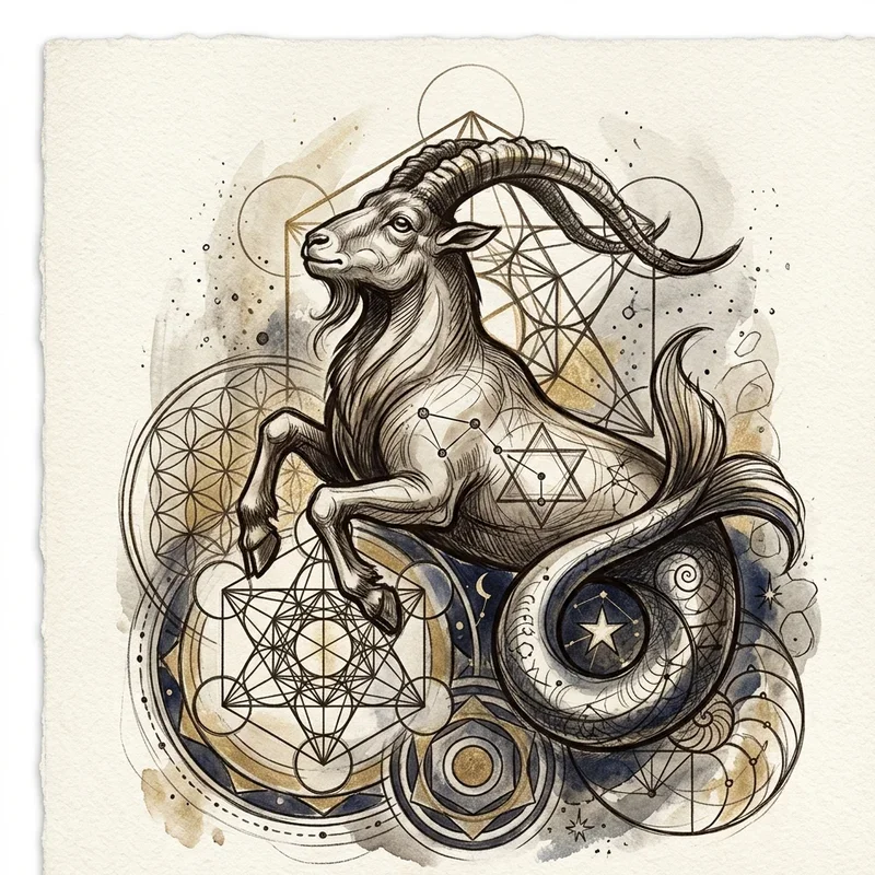 Capricorn Drawing Ideas