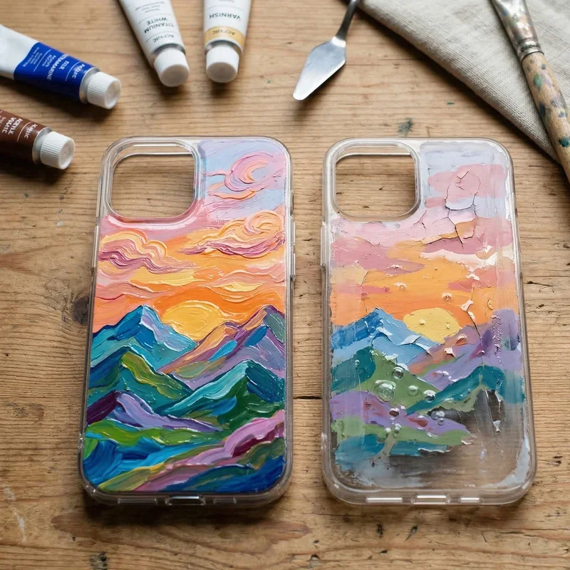 Acrylic Phone Case Painting Ideas