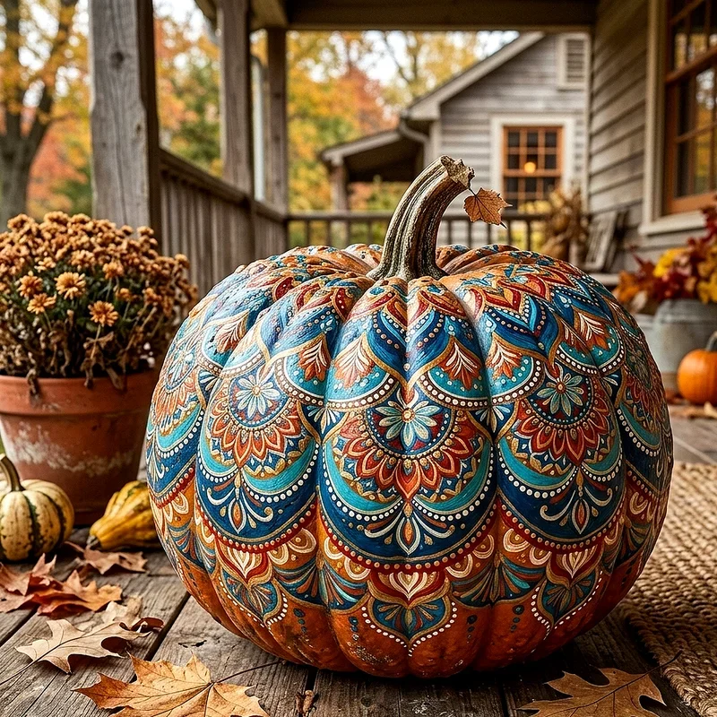 Bumpy Pumpkin Painting Ideas
