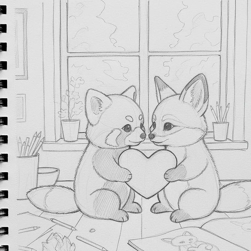 Valentine Drawing Ideas