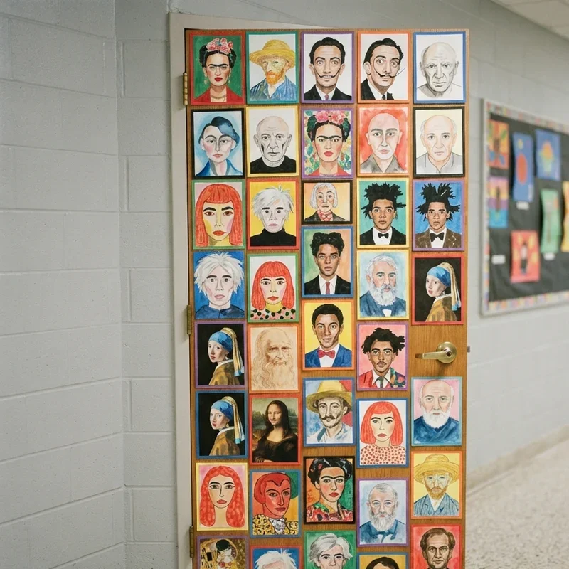 Art Classroom Door Ideas