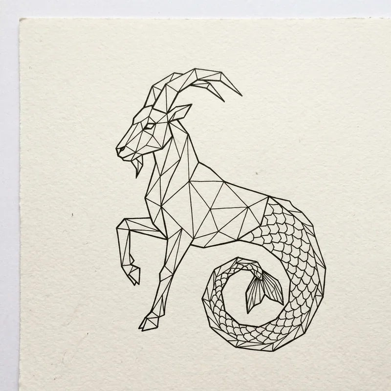 Capricorn Drawing Ideas