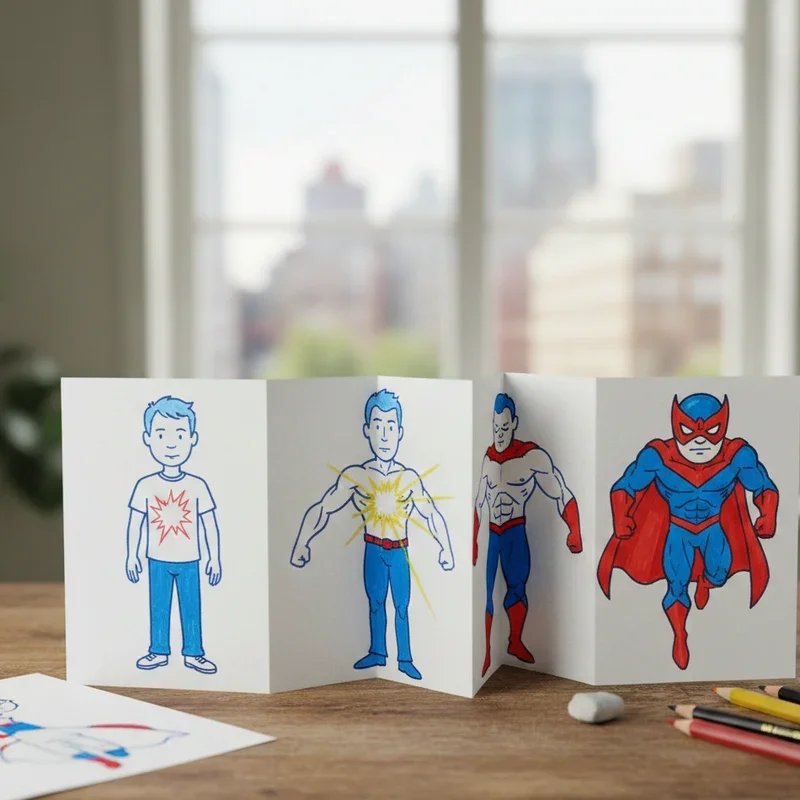 Folding Surprise Drawing Ideas