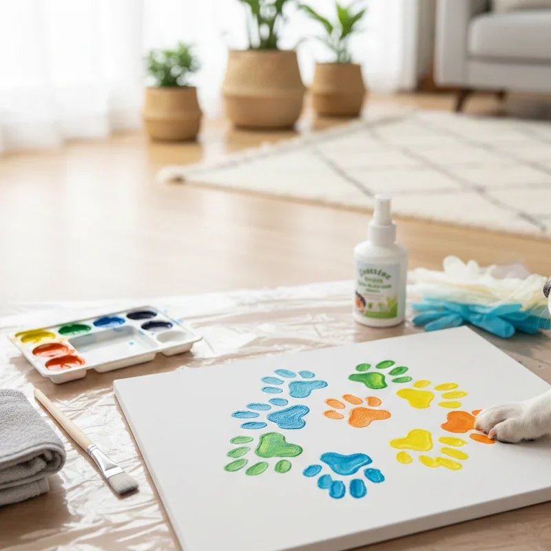 Paw Print Painting Ideas