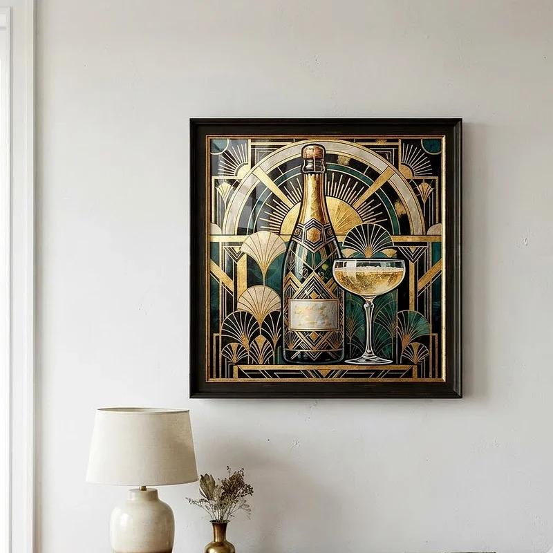 Champagne Bottle Painting Ideas