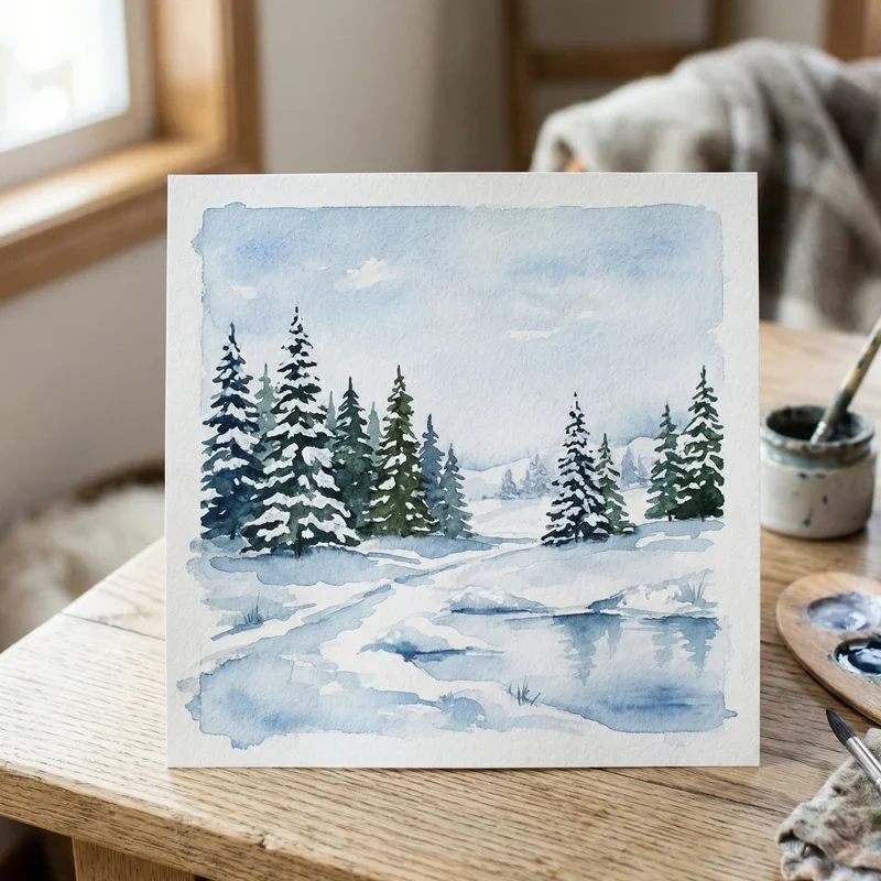 Easy Christmas Art Ideas