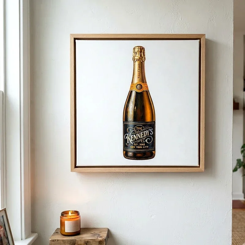 Champagne Bottle Painting Ideas
