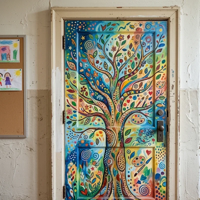 Art Classroom Door Ideas