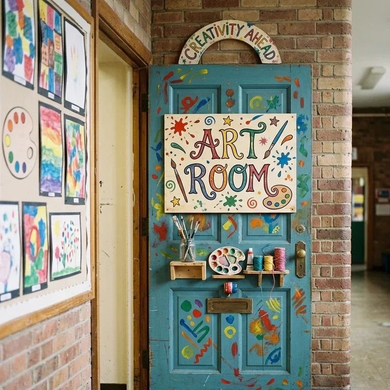 Art Classroom Door Ideas