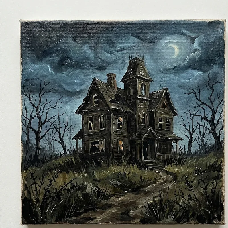 Easy Creepy Painting Ideas