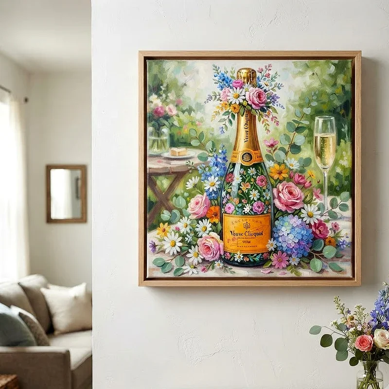 Champagne Bottle Painting Ideas