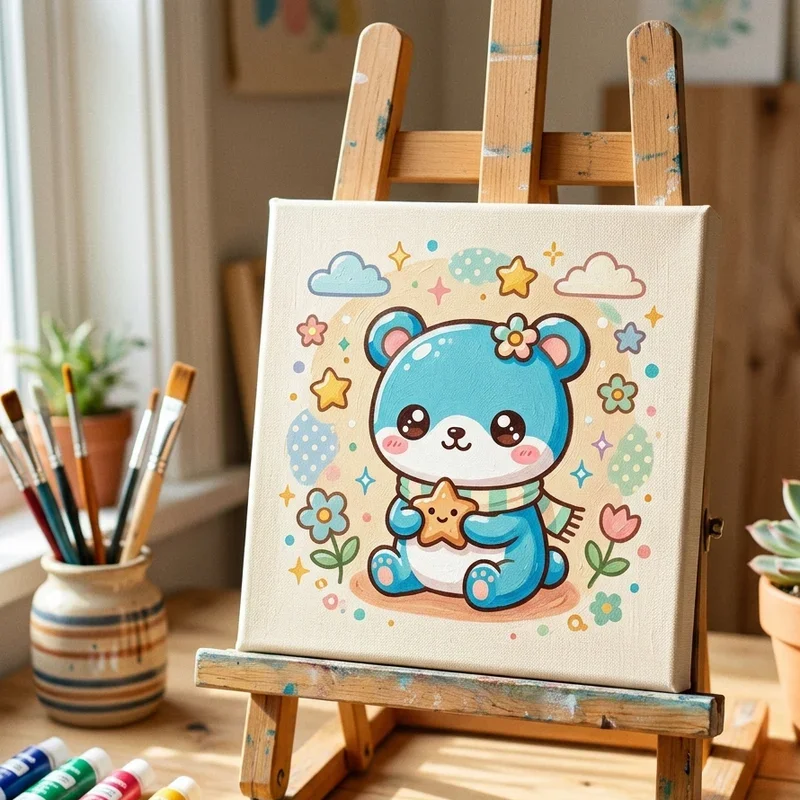 Canvas Cartoon Painting Ideas