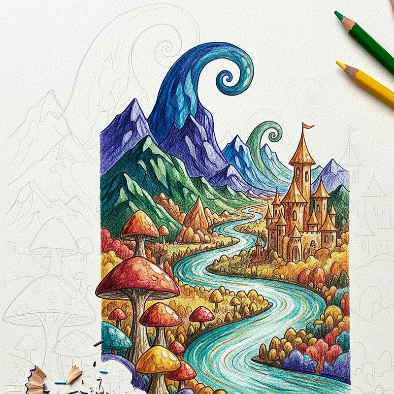 15 Color Pencil Drawing Ideas for Creative Sketches