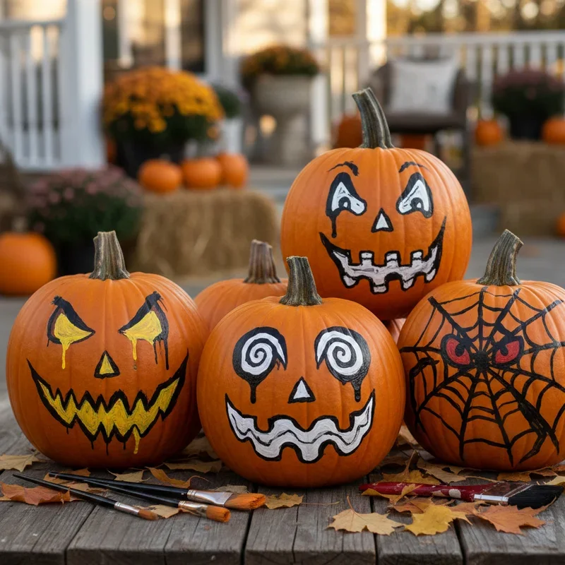 Easy Creative Pumpkin Painting Ideas