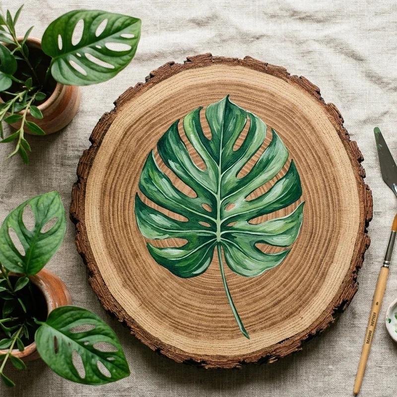Wood Slice Painting Ideas