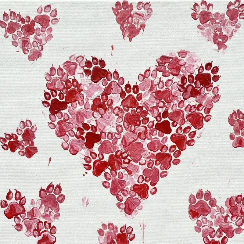 Paw Print Painting Ideas