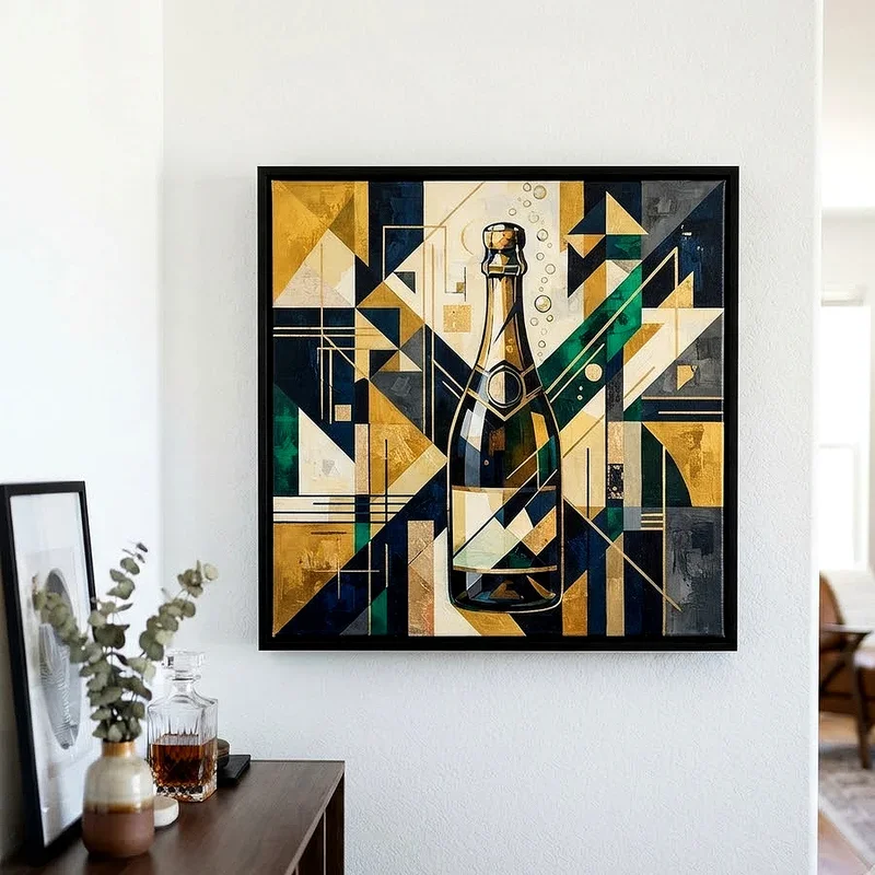 Champagne Bottle Painting Ideas