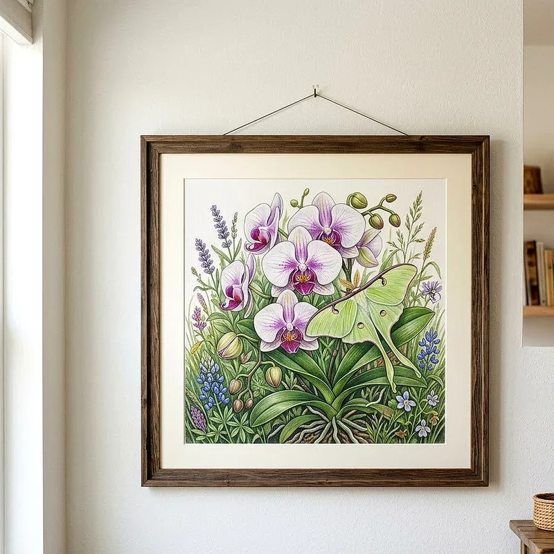 Flowers and Butterflies Drawing Ideas