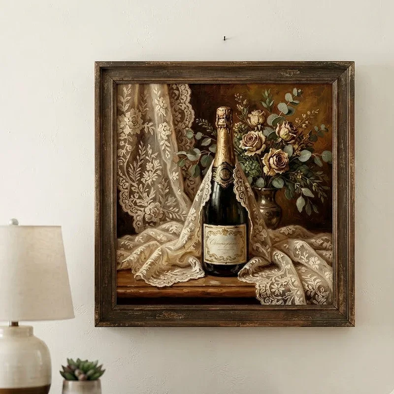 Champagne Bottle Painting Ideas