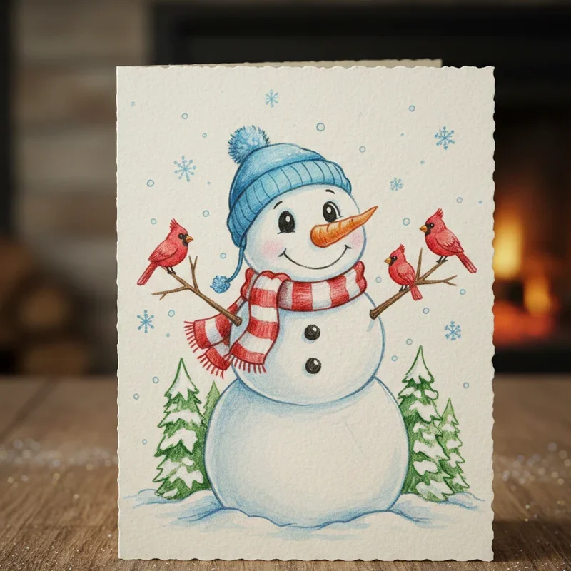 Christmas Card Drawing Ideas