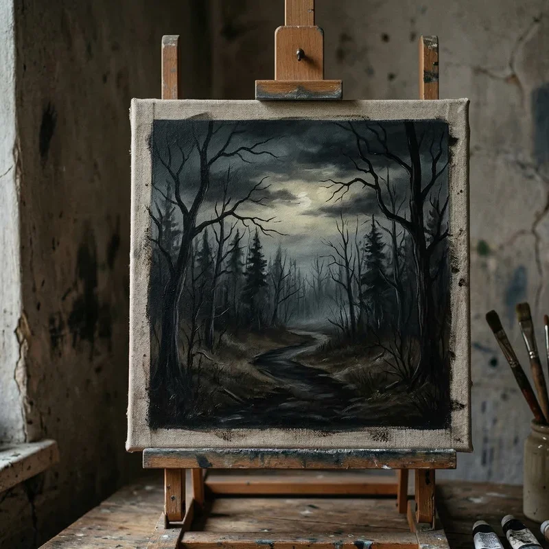 Easy Creepy Painting Ideas