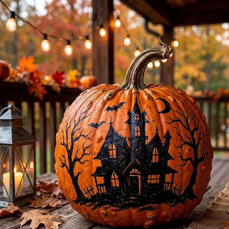 Bumpy Pumpkin Painting Ideas