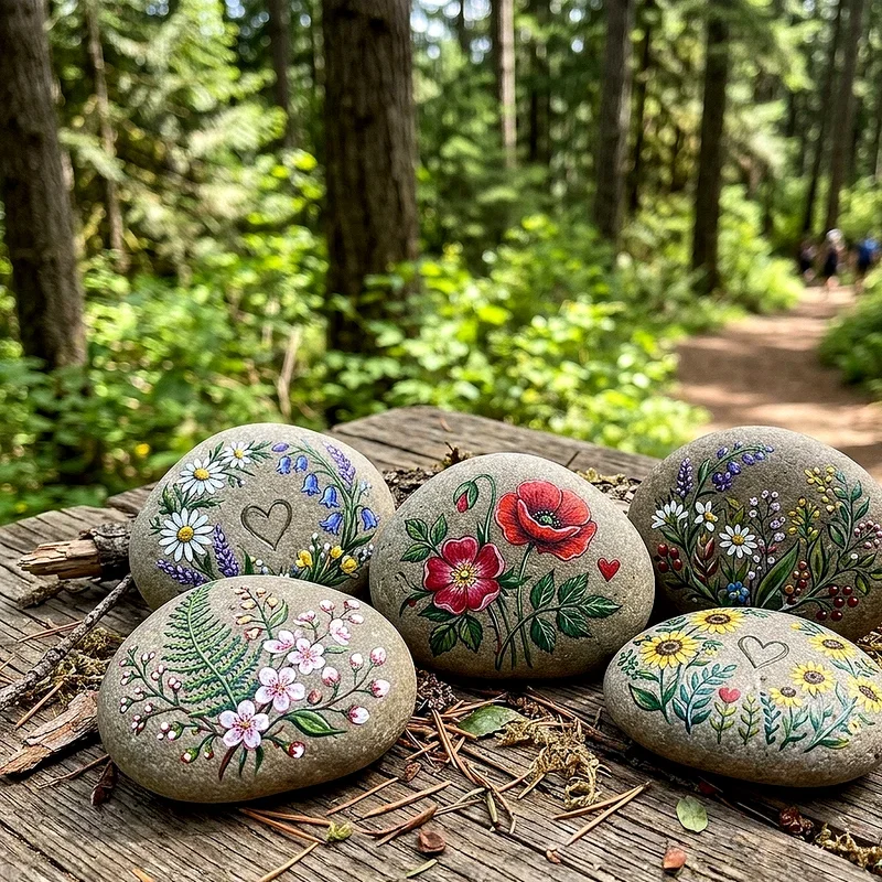 Valentine's Day Rock Painting Ideas