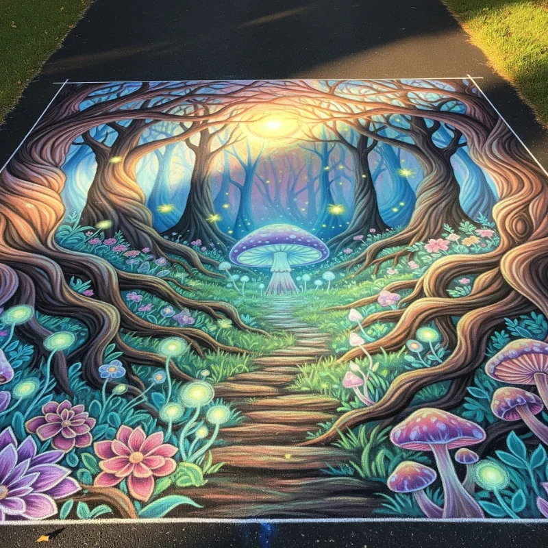15 Chalk Art Ideas to Brighten Your Sidewalk